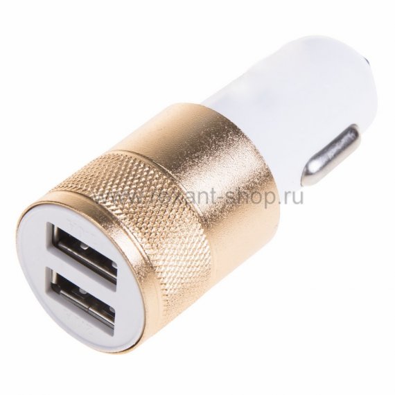 Фотография товара 'Rexant Автозарядка в прикуриватель 2хUSB (АЗУ) 18-1199'
