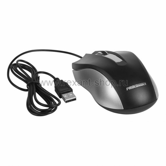 Фотография товара 'Rexant Мышка компьютерная проводная классическая 18-6002'
