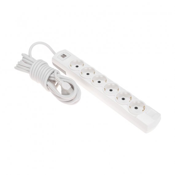 Фотография товара 'Rexant 13-4123 Удлинитель PREMIUM 6 гнезд, 5м, 3х1,5мм?, с/з, 2 USB'