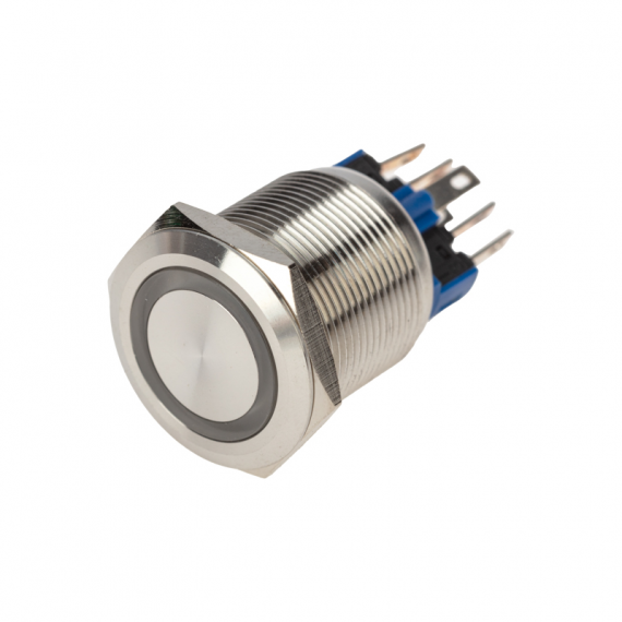 Фотография товара 'Rexant 36-3536-1 Кнопка антивандальная ?22 250В Фикс (6с) ON-OFF/OFF-ON'