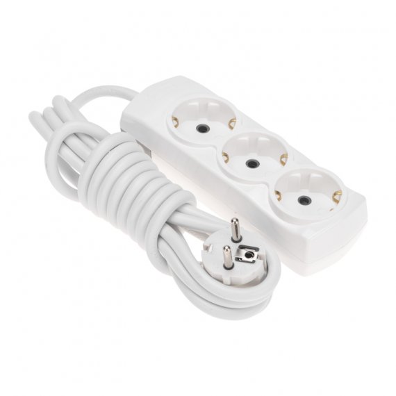 Фотография товара 'Rexant 13-4101 Удлинитель PREMIUM 3 гнезда, 3м, 3х1,5мм?, с/з'