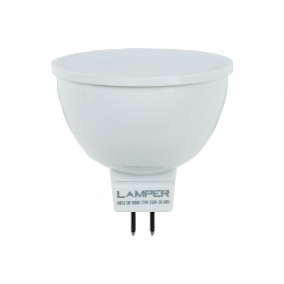 Фотография товара 'Rexant Лампа LED MR16 GU5,3, 5W 3000K 400Lm 220V 601-726'