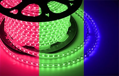 Фотография товара 'Rexant LED лента 220 В, IP67, SMD 5050, 60 LED/m 142-109'