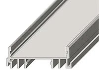 Фотография товара 'Rexant Профиль накладной алюминиевый 3612-2 146-245'