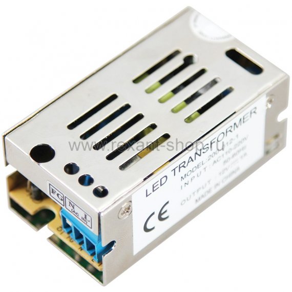 Фотография товара 'Rexant Источник питания 220 V AC/12 V DC 1 A 12 W 200-012-1'