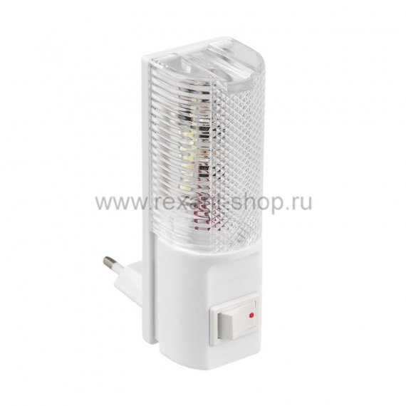 Фотография товара 'Rexant Светодиодный ночник с выключателем 220 В 75-0303'