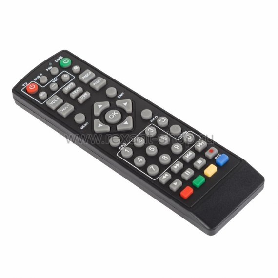 Фотография товара 'Rexant Пульт универсальный для DVB-T2 с функцией управления телевизором 38-0014'