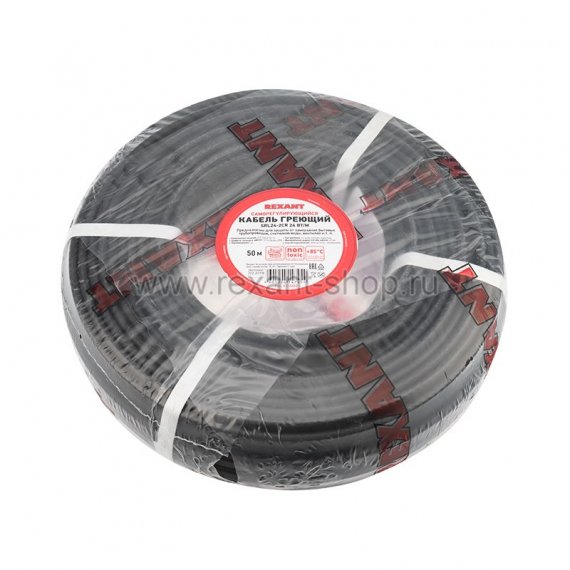 Фотография товара 'Rexant Кабель греющий саморегулирующийся экранированный 51-0202'