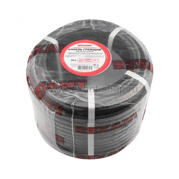 Фотография товара 'Rexant Кабель греющий саморегулирующийся экранированный SRL30-2CR 51-0203'