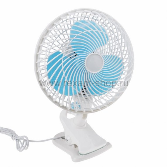 Фотография товара 'Rexant Вентилятор на прищепке электрический 220V 60-0204'