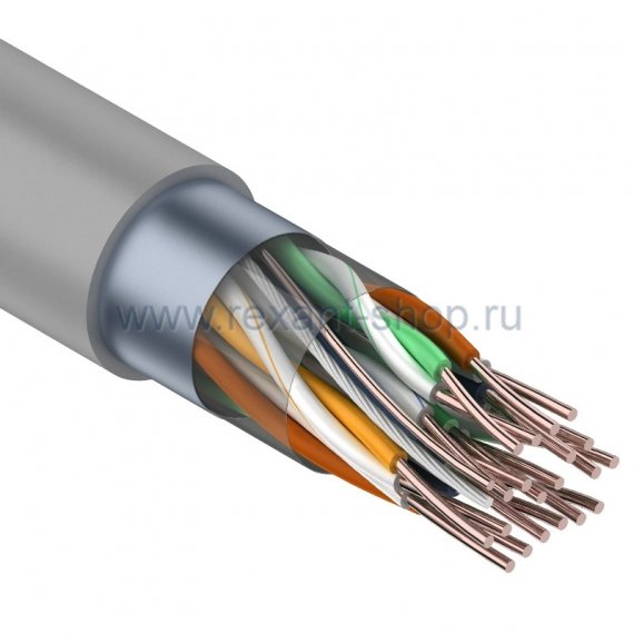Фотография товара 'Rexant Кабель FTP 10PR 24AWG CAT5 01-1202'