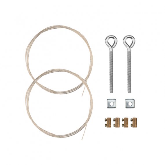 Фотография товара 'Rexant 146-260 Комплект подвесов, трос ? 0,85 мм, длина 1 м'