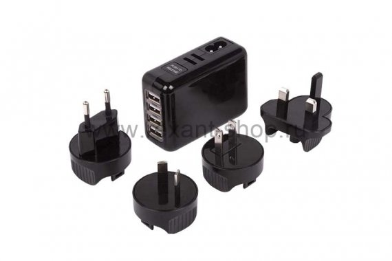 Фотография товара 'Rexant Адаптер сетевой "Путешественник" на 4 USB , 11-1056'