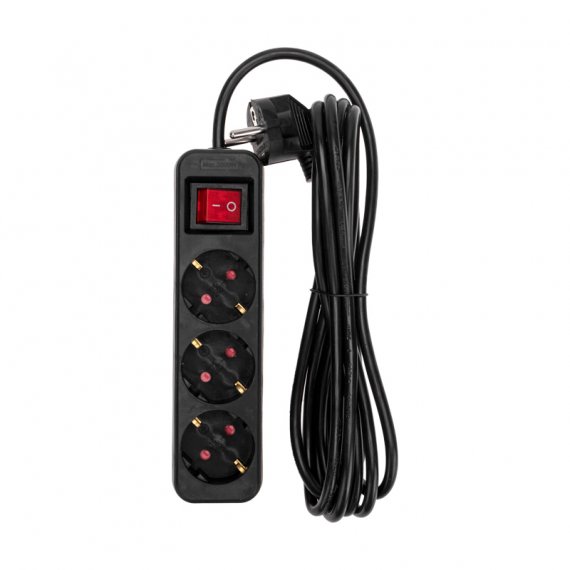 Фотография товара 'Rexant 13-4019 Удлинитель STANDARD 3 гнезда, 3м, 3х1,0мм?, с/з'