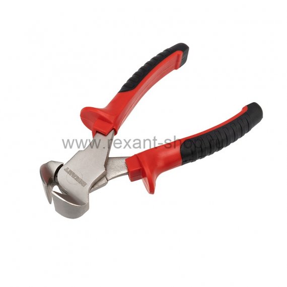 Фотография товара 'Rexant Кусачки торцевые 160 мм никелированные, двухкомпонентные рукоятки, 12-4624'