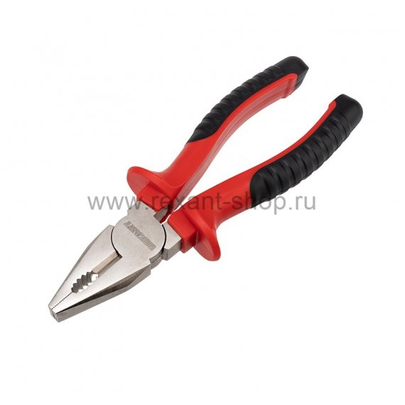 Фотография товара 'Rexant Плоскогубцы комбинированные 180 мм никелированные, двухкомпонентные рукоятки, 12-4612'