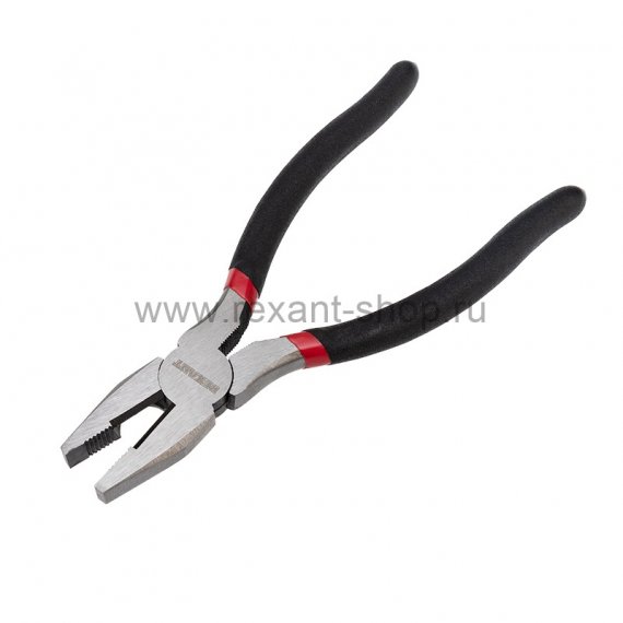 Фотография товара 'Rexant Плоскогубцы комбинированные 200 мм обливные рукоятки, 12-4613-1'