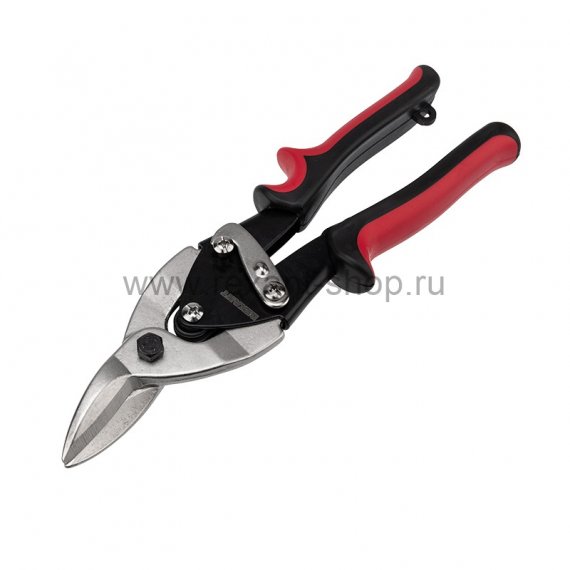 Фотография товара 'Rexant Ножницы по металлу левые 260 мм никелированные, двухкомпонентные рукоятки, 12-4631'