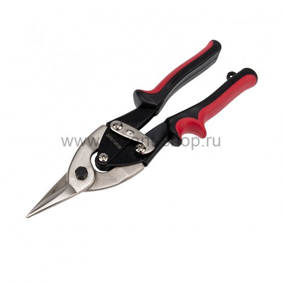 Фотография товара 'Rexant Ножницы по металлу прямые 260 мм никелированные, двухкомпонентные рукоятки, 12-4630'