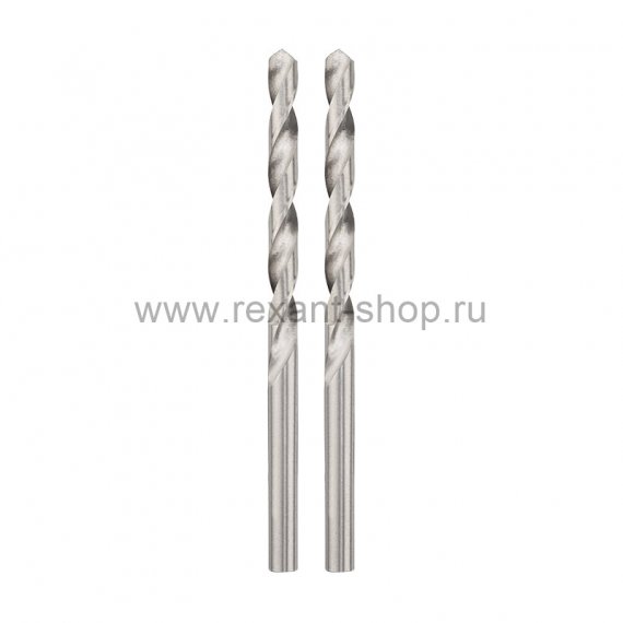 Фотография товара 'Rexant Сверло по металлу 2 мм HSS, DIN 338, 91-0553'