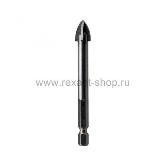 Фотография товара 'Rexant Сверло по стеклу и керамике10 мм 4 грани шестигранный хвостовик, 91-0651'