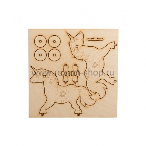 Фотография товара 'Rexant Доска для выжигания 3D «Единорог на колесиках», 12-0935'