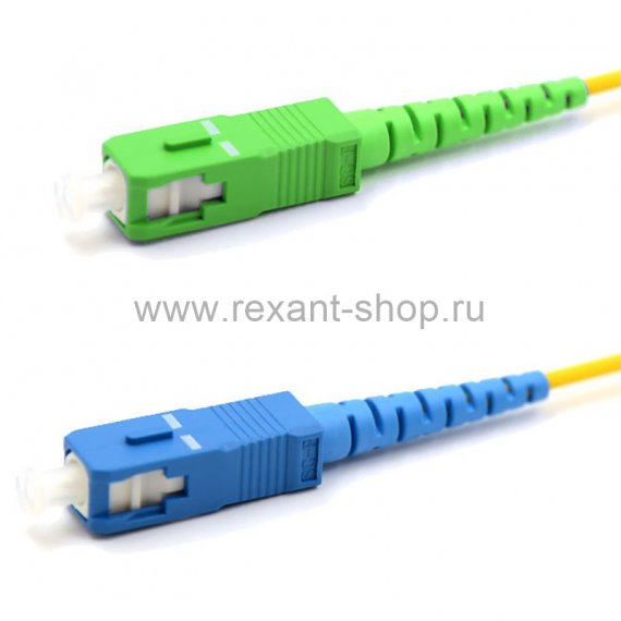 Фотография товара 'Rexant Патч-корд оптический переходной (SM), 9/125 (OS2), SC/APC-SC/UPC, (Simplex), LSZH, 50-2062'