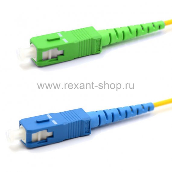 Фотография товара 'Rexant Патч-корд оптический переходной (SM), 9/125 (OS2), SC/APC-SC/UPC, (Simplex), PVC, 50-2053-1'