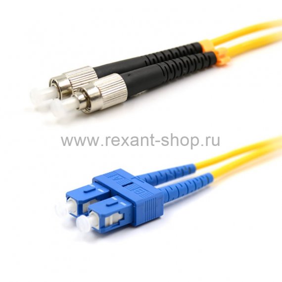 Фотография товара 'Rexant Патч-корд оптический переходной (SM), 9/125 (OS2), SC/UPC-FC/UPC, (Duplex), PVC, 50-2809-1'