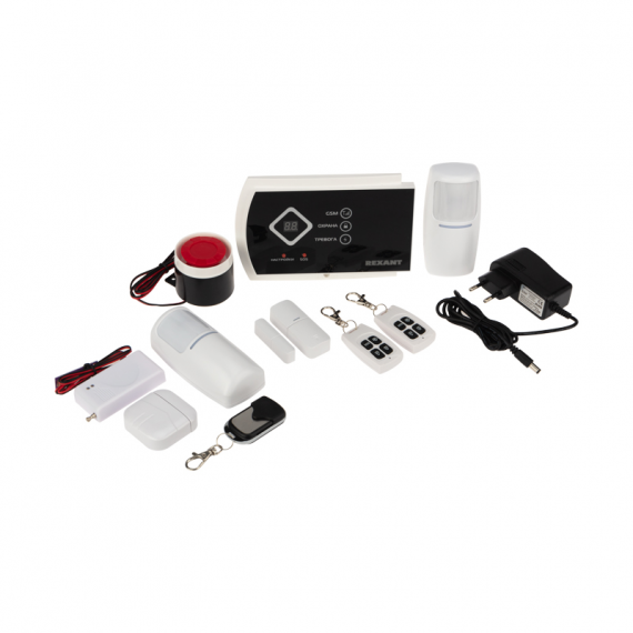 Фотография товара 'Rexant 46-0113 Комплект беспроводной GSM-сигнализации GS-115'