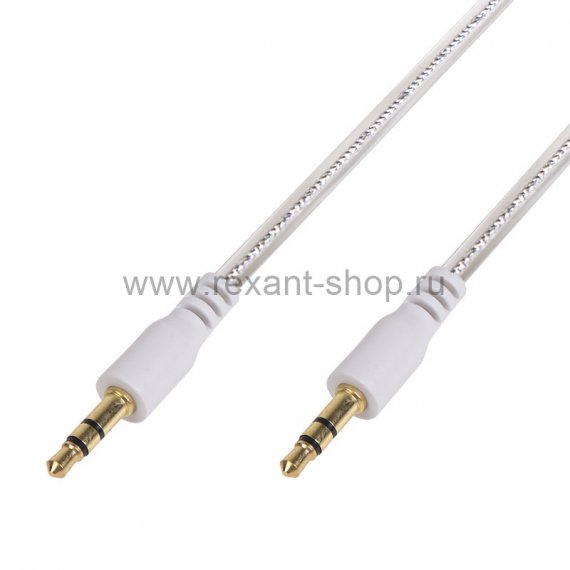 Фотография товара 'Rexant Аудиокабель AUX 3.5 мм гелевый 1 м, 18-4083'