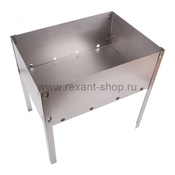 Фотография товара 'Rexant Мангал сборный "ПОХОДНЫЙ" в гофрированной картонной коробке СОКОЛ, 62-0004'