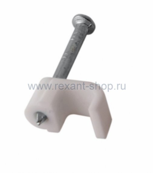 Фотография товара 'Rexant Крепеж кабеля плоский 4мм х 2мм 07-4204'