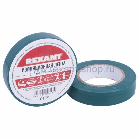Фотография товара 'Rexant Изолента 15мм х 20м 09-2603'