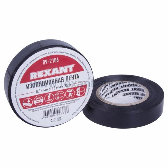 Фотография товара 'Rexant Изолента 15мм х 25м 09-2106'