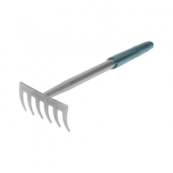 Фотография товара 'Rexant 64-0017 Грабли 6 прямых зубьев с цельнометаллической ручкой'