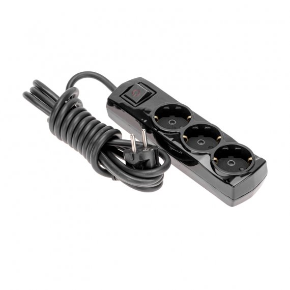 Фотография товара 'Rexant 13-4107 Удлинитель PREMIUM 3 гнезда, 3м, 3х1,5мм?, с/з'