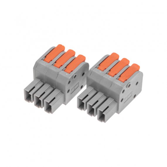 Фотография товара 'Rexant 07-5264 Клемма СМК 222-424R проходная разъемная 4 полюса'