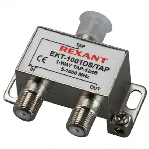 Фотография товара 'Rexant 05-7004 ОТВЕТВИТЕЛЬ 1 отвод 12 дБ'