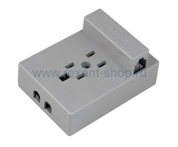 Фотография товара 'Rexant Универсальная телефонная розетка 03-0011-4'