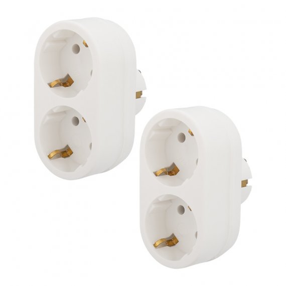 Фотография товара 'Rexant Набор двойников электрических 16 А с заземлением, 11-1075-2'