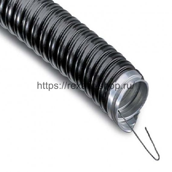 Фотография товара 'Rexant Металлорукав в ПВХ изоляции МРПИнг-32 (бухта 20 м/уп.) с зондом, 28-0132-20'