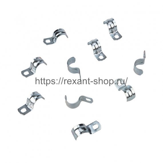 Фотография товара 'Rexant Скоба СМО 14-15 REXANT однолапковая для металлорукава, ? 10 мм, 28-1010-2'