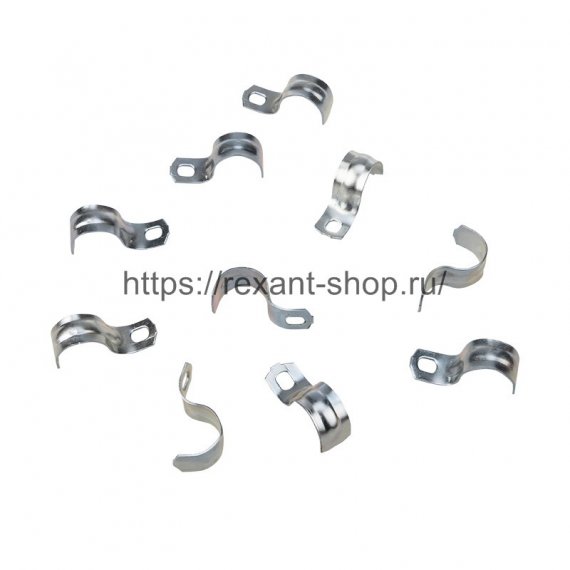 Фотография товара 'Rexant Скоба СМО 16-17 REXANT однолапковая для металлорукава, ? 12 мм, 28-1011-2'