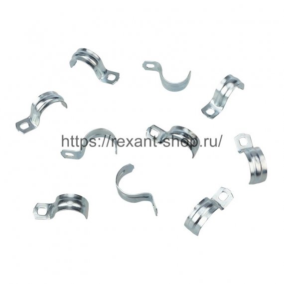 Фотография товара 'Rexant Скоба СМО 19-20 REXANT однолапковая для металлорукава, ? 15 мм, 28-1016-2'