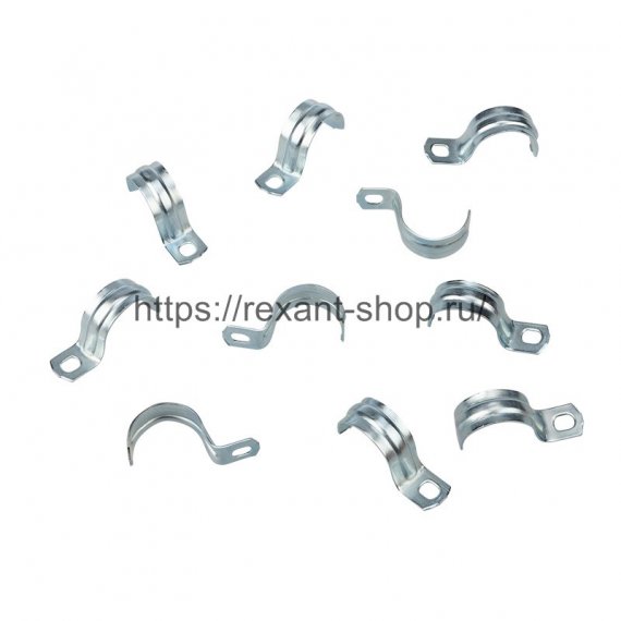 Фотография товара 'Rexant Скоба СМО 21-22 REXANT однолапковая для металлорукава, ? 18 мм, 28-1030-2'