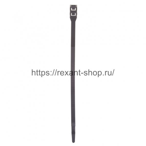 Фотография товара 'Rexant Ремешки кабельные E 260-TE диаметр жгута 25-80 мм, 07-9324'