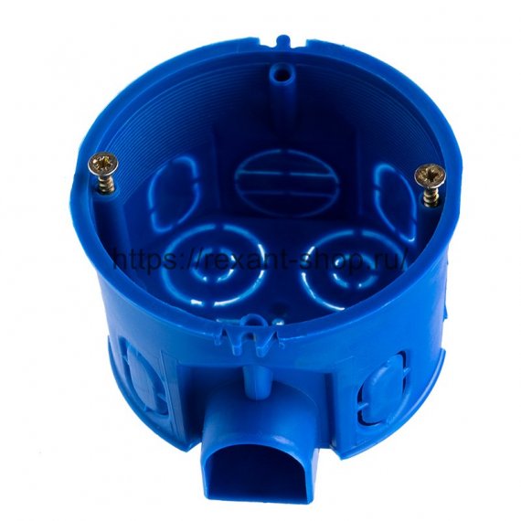 Фотография товара 'Rexant Коробка установочная бетон/кирпич, блочная 68х45 мм 28-3046'