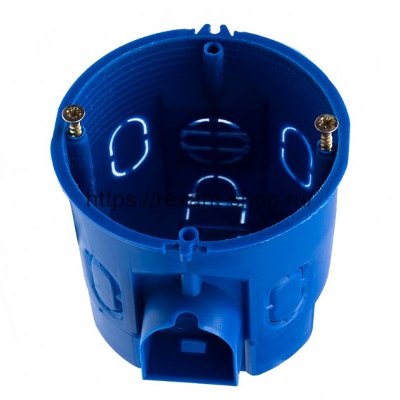 Фотография товара 'Rexant Коробка установочная, бетон/кирпич, глубокая, блочная 68х60 мм 28-3047'