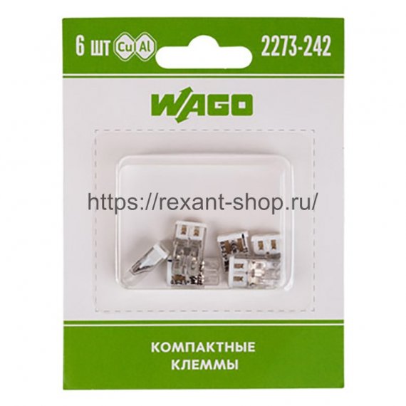 Фотография товара 'Rexant Компактная 2-проводная клемма, 07-5141-06'